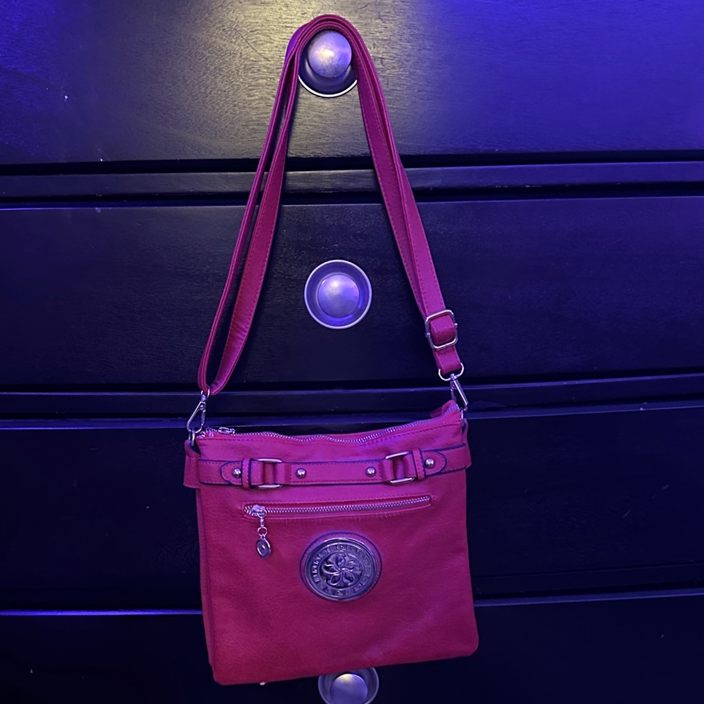 Elegant Red Crossbody Bag
